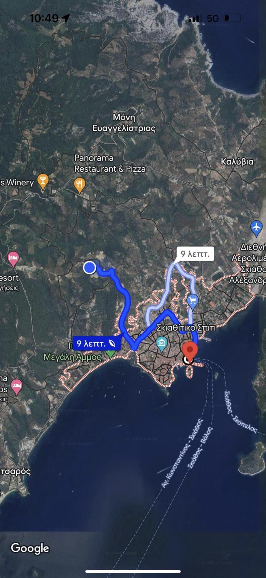Skiathos Poseidon Apartment ภายนอก รูปภาพ